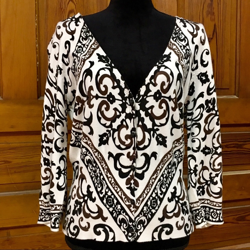 White House Black Market Fitted Cardigan